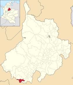 Location of the municipality and town of Florián in the Santander  Department of Colombia.