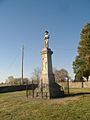 Confederate Monument in Perryville sunny profile