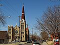 Downtown Pueblo Church by David Shankbone