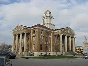 Dubois County Courthouse in Jasper from southeast