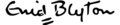 Enid Blyton signature