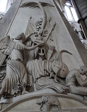 Eyre Coote monument, Westminster Abbey 04