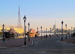 Fell's Point waterfront retouched