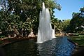Fountain in the George Brown Darwin Botanic Gardens