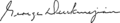 George Deukmejian Signature