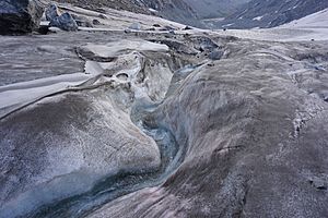 Helen Glacier - Glacial river