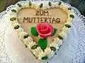 Herztorte zum Muttertag