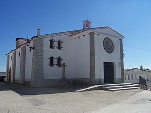 Parish Church of Santiago Apóstol, in Carcaboso, Cáceres, Spain (2007)