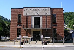 Jackson County courthouse in McKee