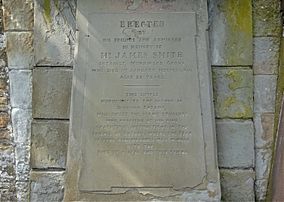 James Smith's gravestone inscription, Auld Kirk of Ayr, South Ayrshire, Scotland