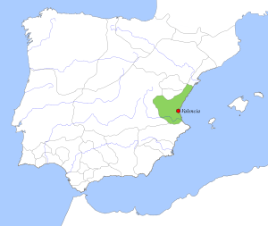 Location map Taifa of Valencia.svg