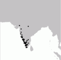 Malabar wthrush map