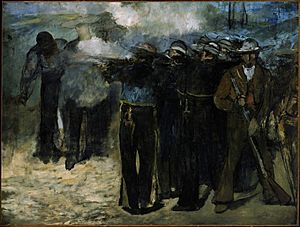 Manet, Edouard - The Execution of Emperor Maximilian, 1867
