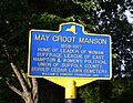 May Groot Manson Historical marker 01