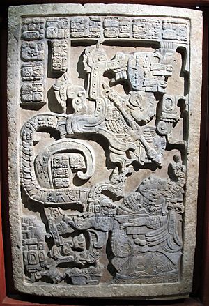 Maya, lintel 25, da yaxchilan, 725