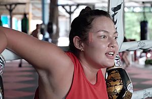 Mia Kang tired on UPROXX