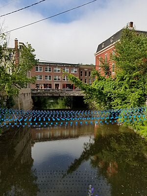 Montpelier, Vermont- Building on the river crossing State street-2018-07-28
