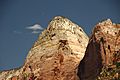 Navajo Sandstone cliffs (Lower Jurassic), Pine Creek Canyon, Zion National Park, sw Utah 4