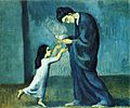 Pablo Picasso, 1902-03, La soupe (The soup), oil on canvas, 38.5 x 46.0 cm, Art Gallery of Ontario, Toronto, Canada