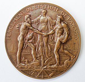 Panama canal médaille Roty