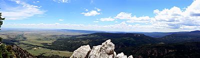 Philmont Scout Ranch Tooth of Time panoramic view