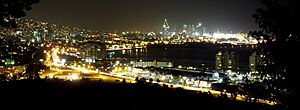 Port of Spain Skyline at Night