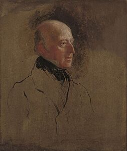 Portrait study of Admiral Sir Edward Codrington 1835