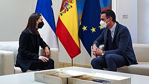 Prime Minister Sanna Marin in Madrid 26.1.2022 (51844418379)