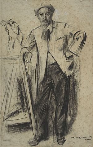 Ramon Casas - MNAC- Antonin Mercié- 027262-D 006411
