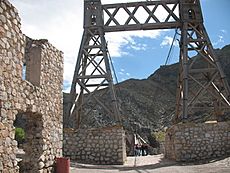 Recuerdo del Puente de Ojuela - Gold Mine - 1892 - near Torreon, Mexico 005-800X600