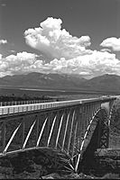 Rio Grande Gorge bridge, 1970