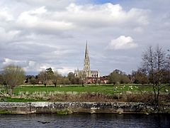 River Nadder Salisbury Cathedral