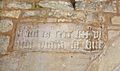 Ropsley St Peter's porch datestone