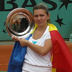 Simona Halep as Roland Garros Junior Championships 2008 cropped