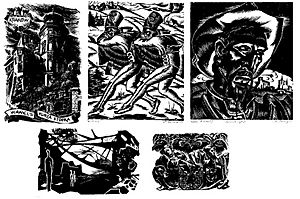 Some woodcutts of Stanislaw Raczynski