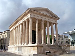 Square House Roman Temple at Nimes, France (7179063926)