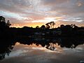 St Clement on the Tresillian River at sunset - geograph.org.uk - 711466