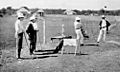 StateLibQld 2 118032 Golfers tee off at the Brisbane Golf Club Championship Tournament at Yeerongpilly Links, Brisbane, 1910