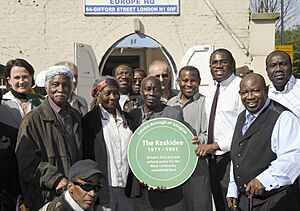 The Keskidee unveiling, Islington