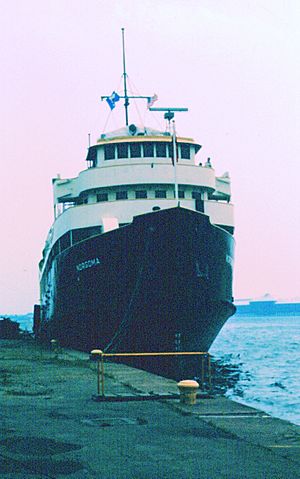 The Norgoma was a large passenger and vehicle ferry on the Great Lakes
