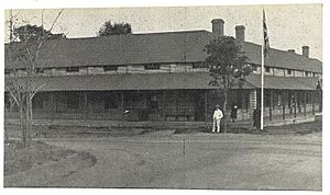 The old Blantyre government offices 1904