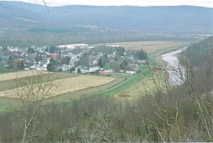 Tioga River Valley at Tioga, PA
