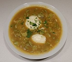 Traditional Maltese Kusksu (Fava Bean Soup)