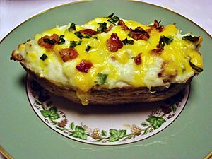 Twice baked potato