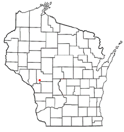 Location of Irving, Wisconsin