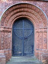 Watts mortuary chapel door 1