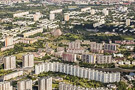 Widok na os. Orła Białego, Stare Żegrze, Armii Krajowej, Bohaterów II Wojny Światowej.