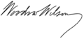 Woodrow Wilson Signature 2