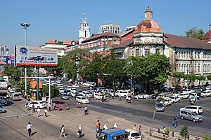 Yangon Pansodan overpass