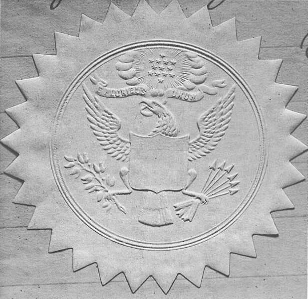 1877USGreatSealDieImpression